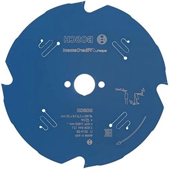 Lama circolare 160 x 20 x 22 mm per Cemento Fibra - Classe Professionale