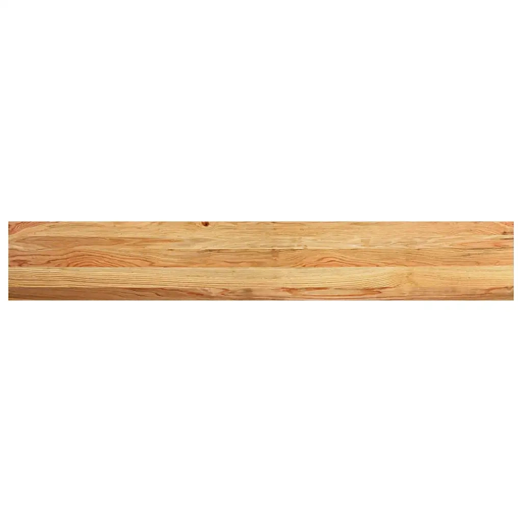 vidaXL Davanzali 2 pz Marrone Chiaro 160x30x2 cm Legno Massello Rovere