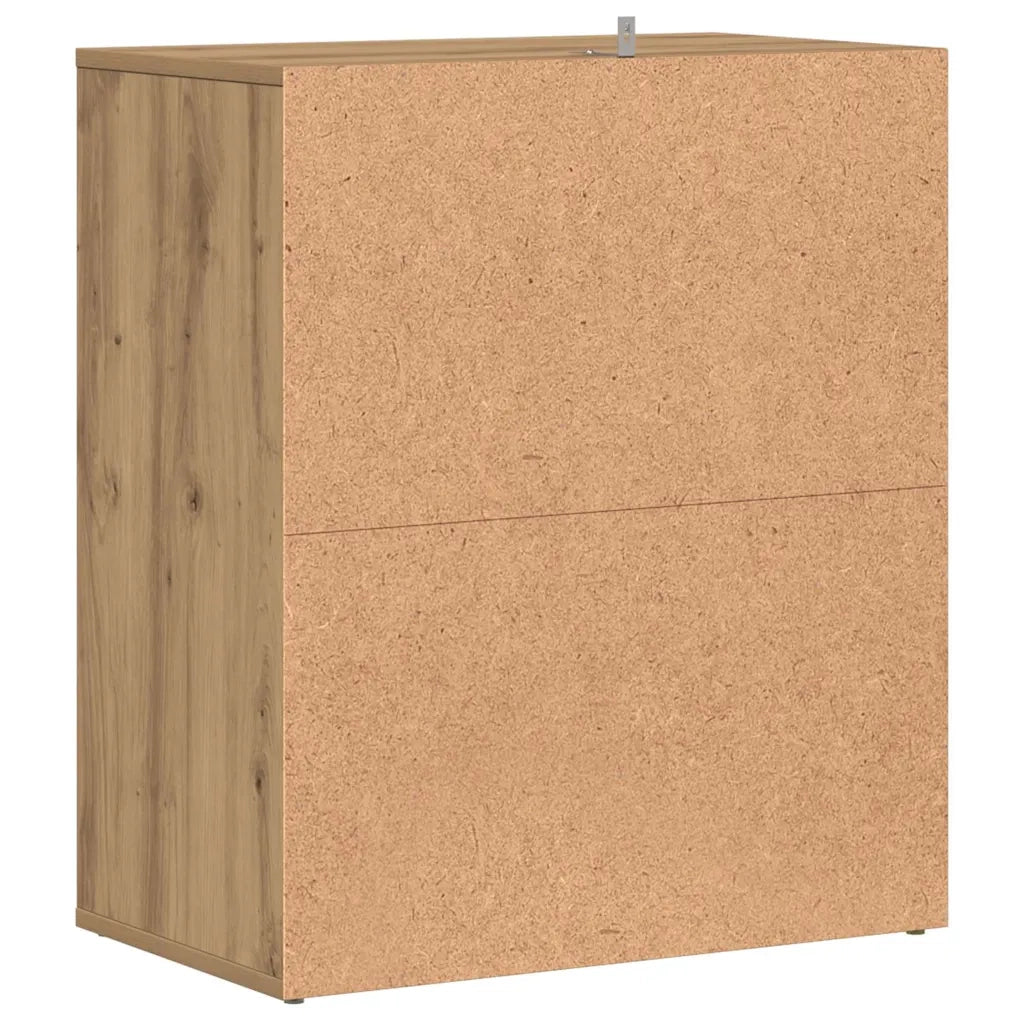 Scarpiera Rovere Artigianale 60x35x70 cm in Legno Multistrato