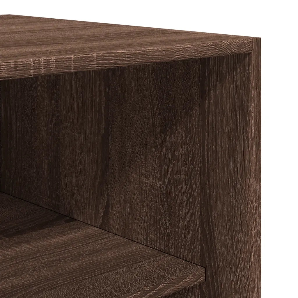Armadio Rovere Marrone 100x50x200 cm in Legno Multistrato