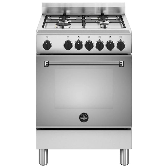 Bertazzoni La Germania Americana AMN664EXV/24 cucina Elettrico Gas Acciaio inox