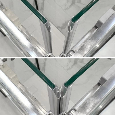 Kit guarnizioni magnetiche trasparenti 200 cm per box doccia 5-6 mm