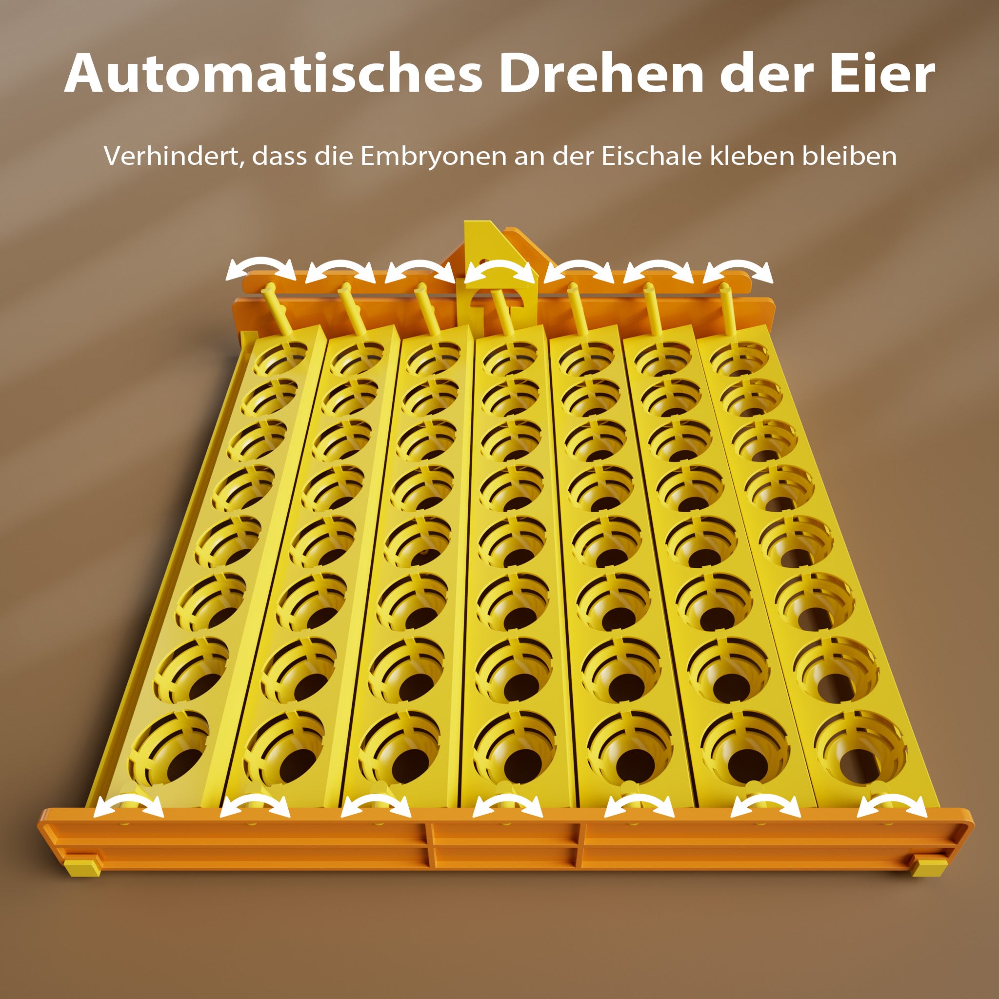 Incubatrice automatica per 112 uova, con regolazione temperatura e umidità, Covatrice