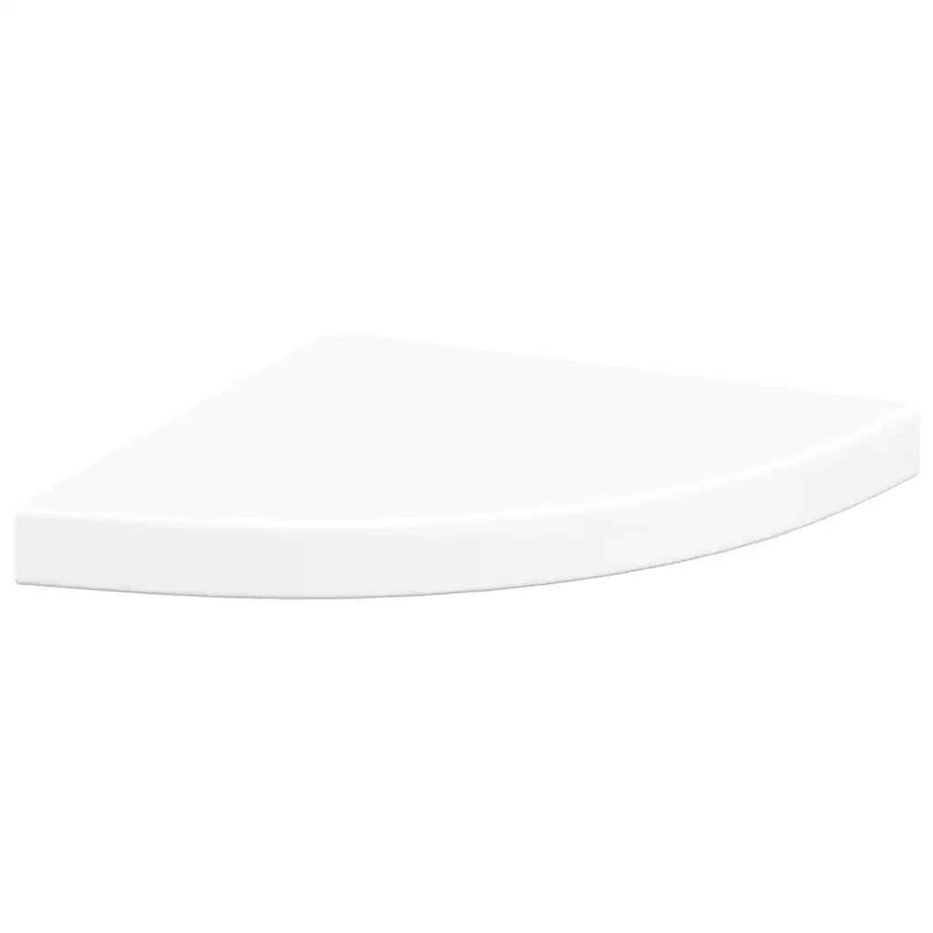 Scaffali Angolari a Parete 4 pz Bianchi 35x35x3,8 cm in MDF 323918