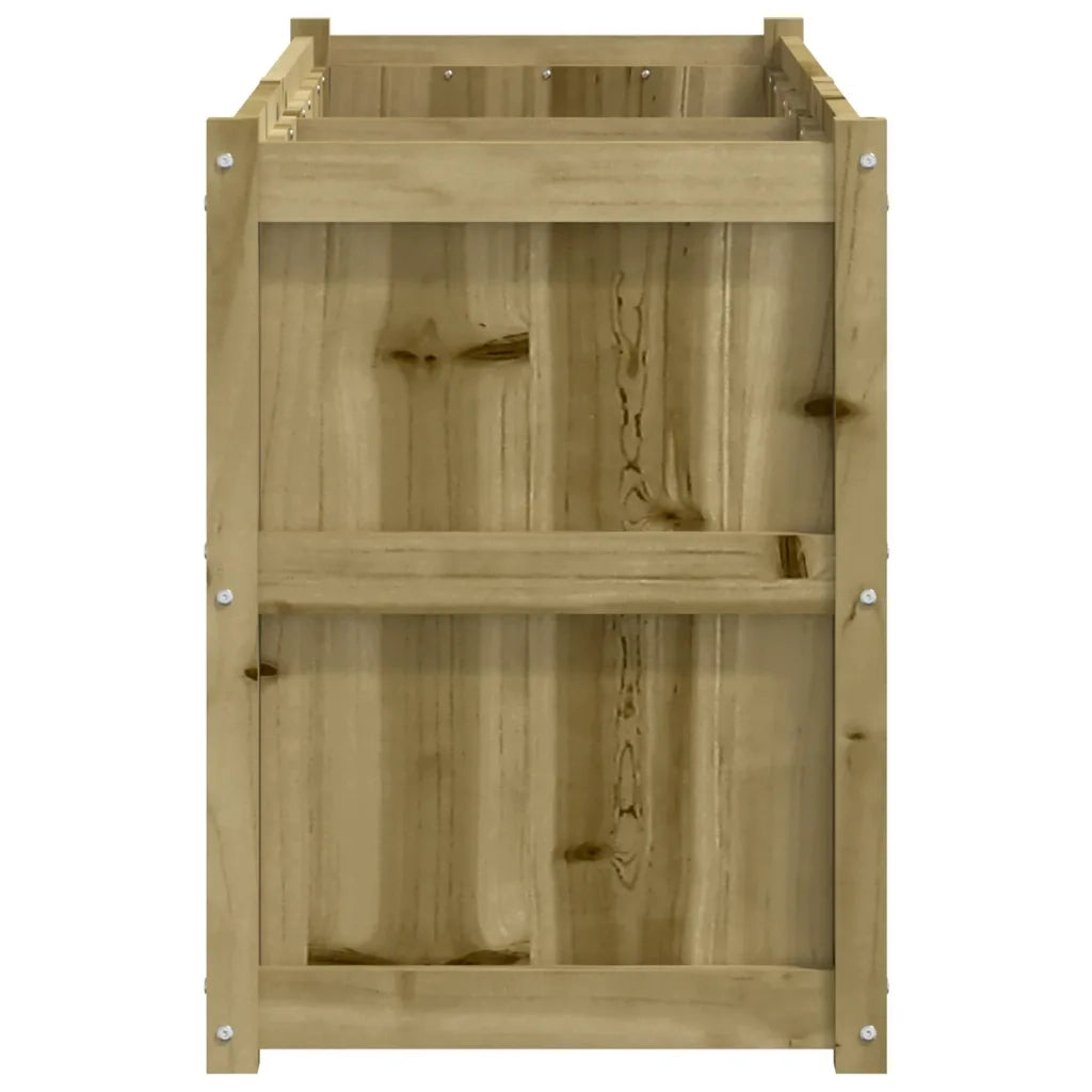 Fioriera da Giardino-Vaso da Esterno 150x50x70 cm in Legno di Pino Impregnato