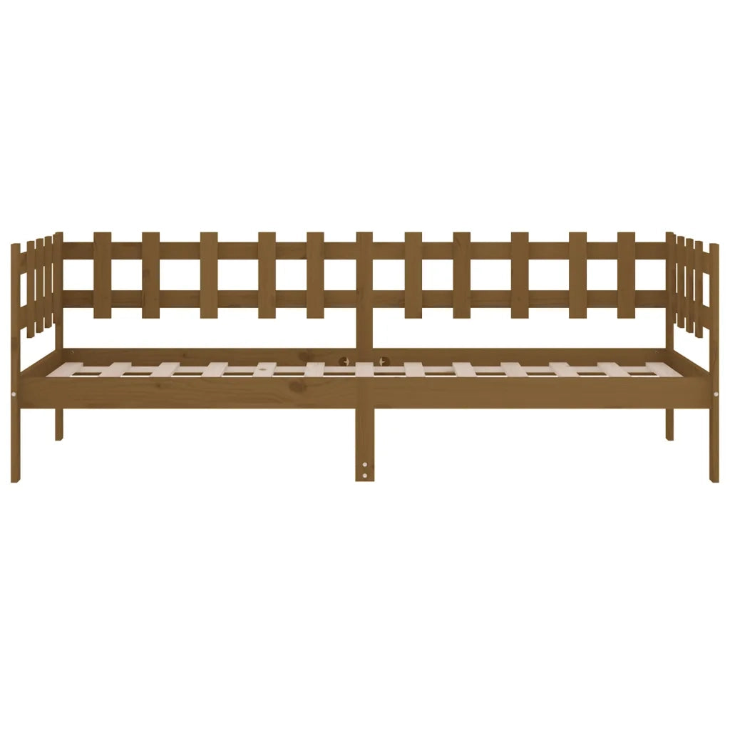 Dormeuse Marrone Ambra 80x200 cm in Legno Massello di Pino 820754
