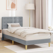Struttura del letto Grigio Chiaro 80 x 200 cm Tessuto