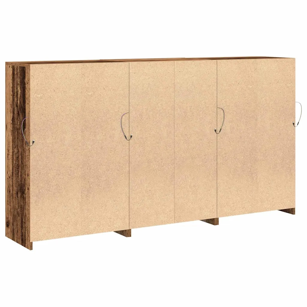 Credenza | Madia LED Legno vecchio 181,5 x 37 x 100 cm Legno multistrato