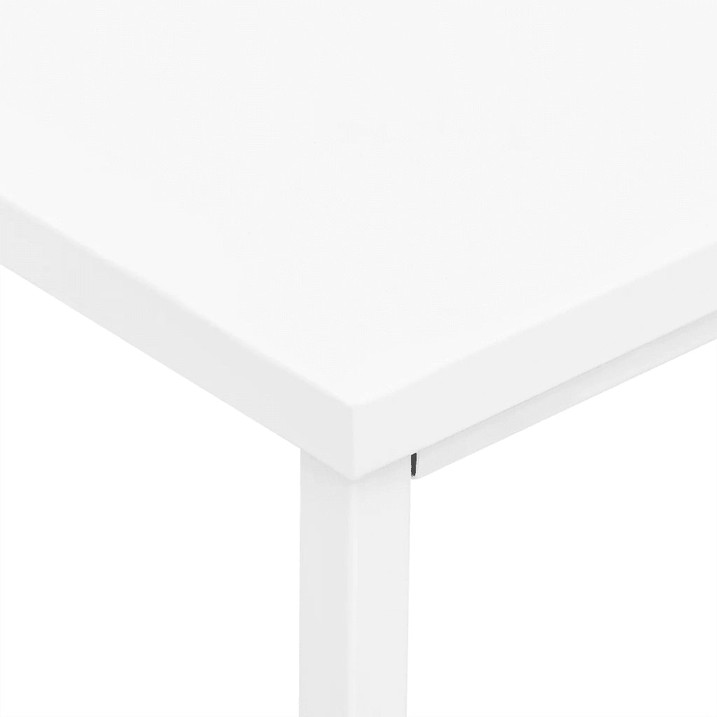 Scrivania Industriale con Cassetti Bianca 105x52x75 cm Acciaio 339635