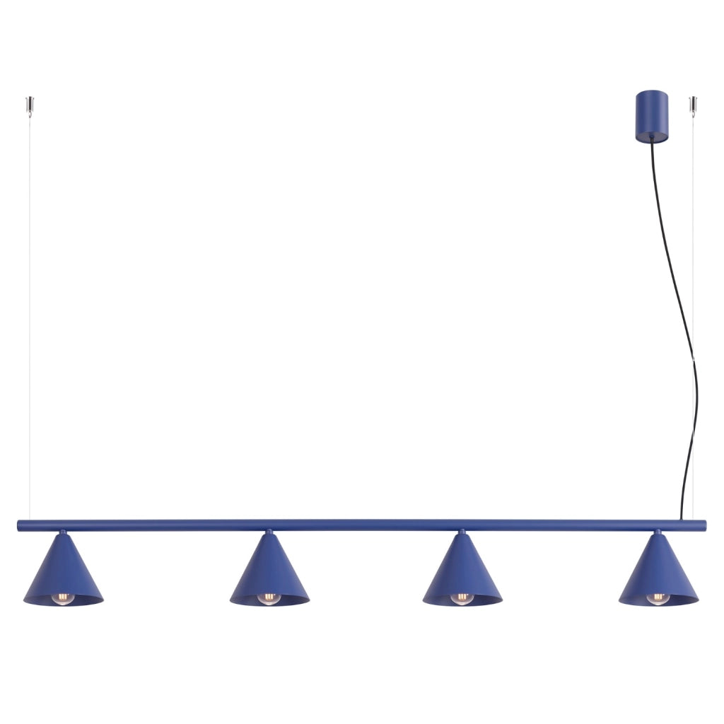 Lampadario NOX 4L oltremare