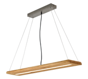 Lampada a sospensione / mensola LED, legno, L 100 cm, Brad