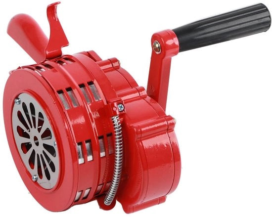 Sirena a Manovella - Allarme Portatile - 120DB - Manuale - Adatto per Scuole e Unità Militari - Soluzione di Sicurezza