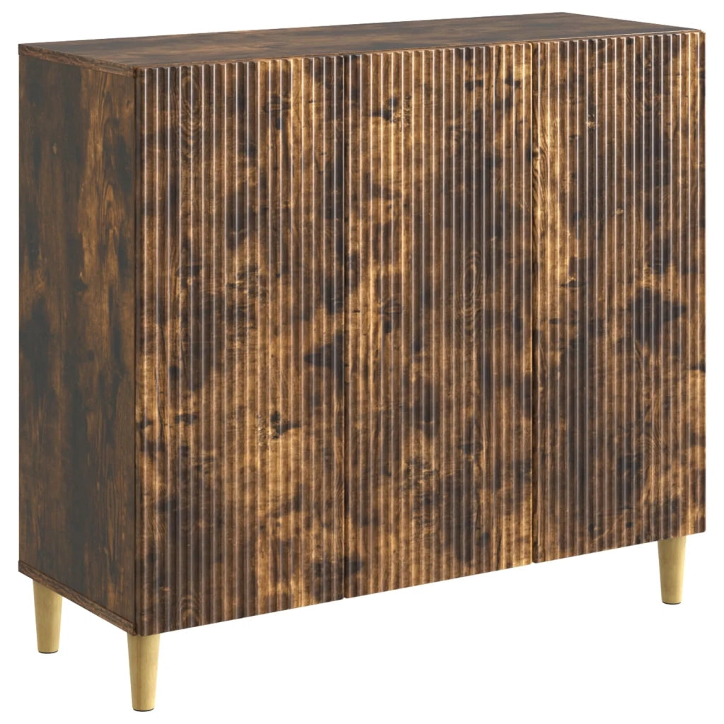 Credenza Rovere Fumo 89 x 34,5 x 80 cm Legno ingegnerizzato 894650