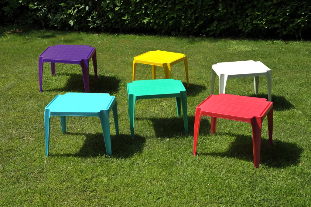 TAVOLO PER BAMBINI BABY cm. 55x50x44 h col. Rosso