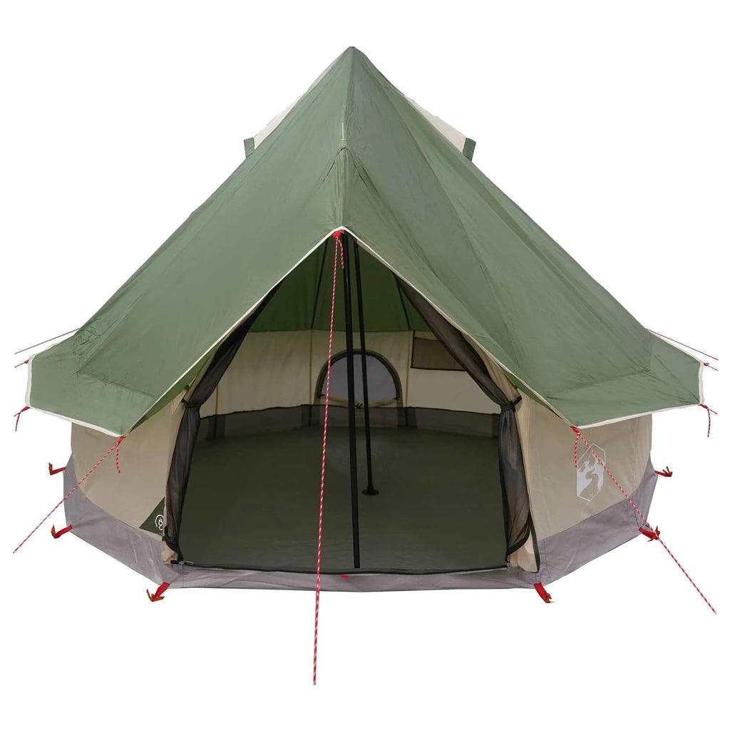 Tenda Tipi con tetto Verde 250 x 250 cm Poliestere e Acciaio 42028719