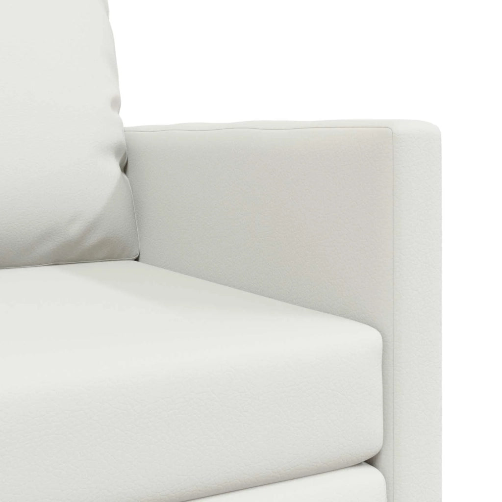 Divano letto 60cm Bianco Pelle Artificiale 4106636