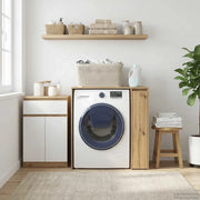 Mobiletto per lavatrice Rovere artigianale 87 x 60 x 89 cm 8006807