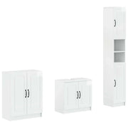 Set di armadietti da bagno in 3 pezzi UTRECHT Bianco Lucido 3417490