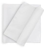 Serviette in Poliestere Bianca - Set da 20 - 48x48 CM - Per Feste e Eventi