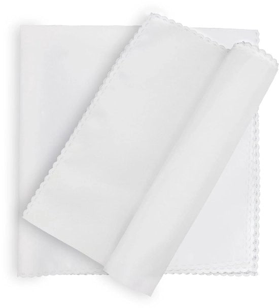 Serviette in Poliestere Bianca - Set da 20 - 48x48 CM - Per Feste e Eventi