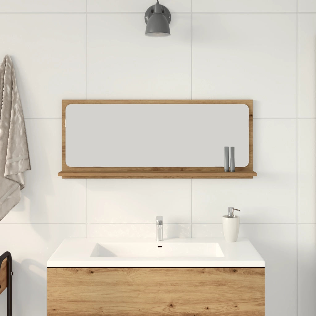 Specchio da bagno  Artisian Oak 90x10,5x37 cm in legno ingegnerizzato