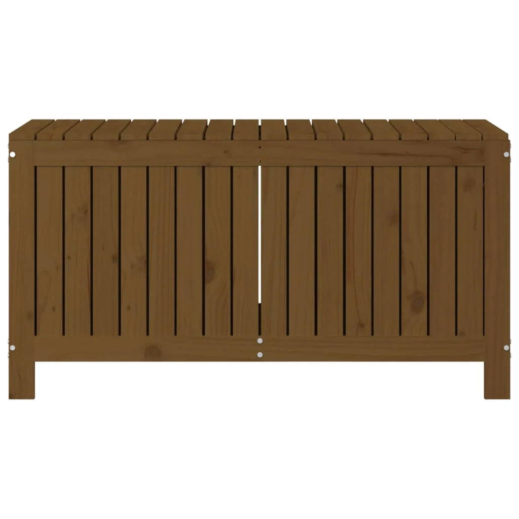 Baule portaoggetti da giardino 115 x 49 x 60 cm legno di pino color miele 02_0013102