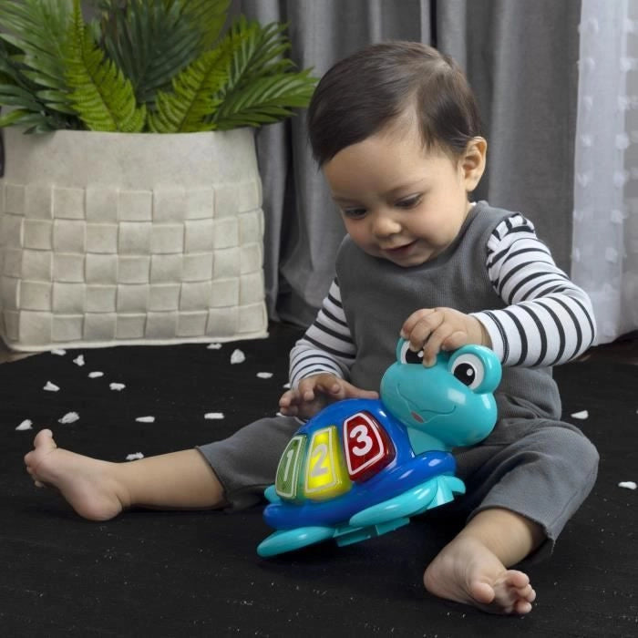 BABY EINSTEIN Ocean Explorers Curiosity Cove 2 in 1 area giochi educativa e gioco da terra, peso massimo 11 kg, da 6 mesi