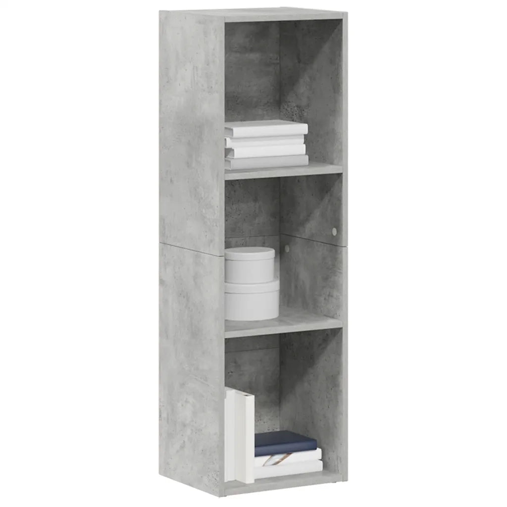 Libreria/Mobile TV Grigio Cemento 36x30x114 cm in Truciolato    cod mxl 33762