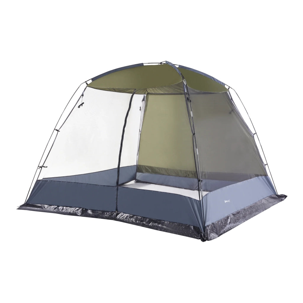 Gazebo da giardino 305 x 305 x 213 cm verde oliva grigio 03_0011129