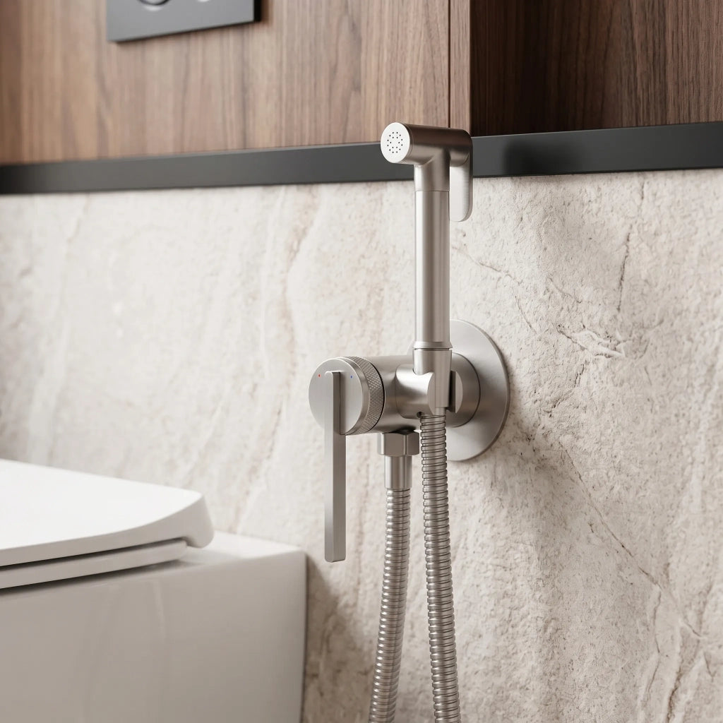 Rubinetto Bidet Rea Grace Brush Nickel