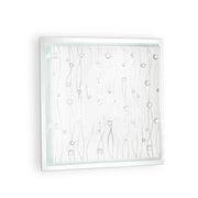 Plafoniera Moderna Ocean Metallo Trasparente 3 Luci E27