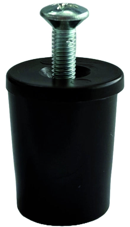 PARACOLPO PER TAPPARELLE CON RONDELLA E VITE Col. Marrone  mm. 28 50.00 pz
