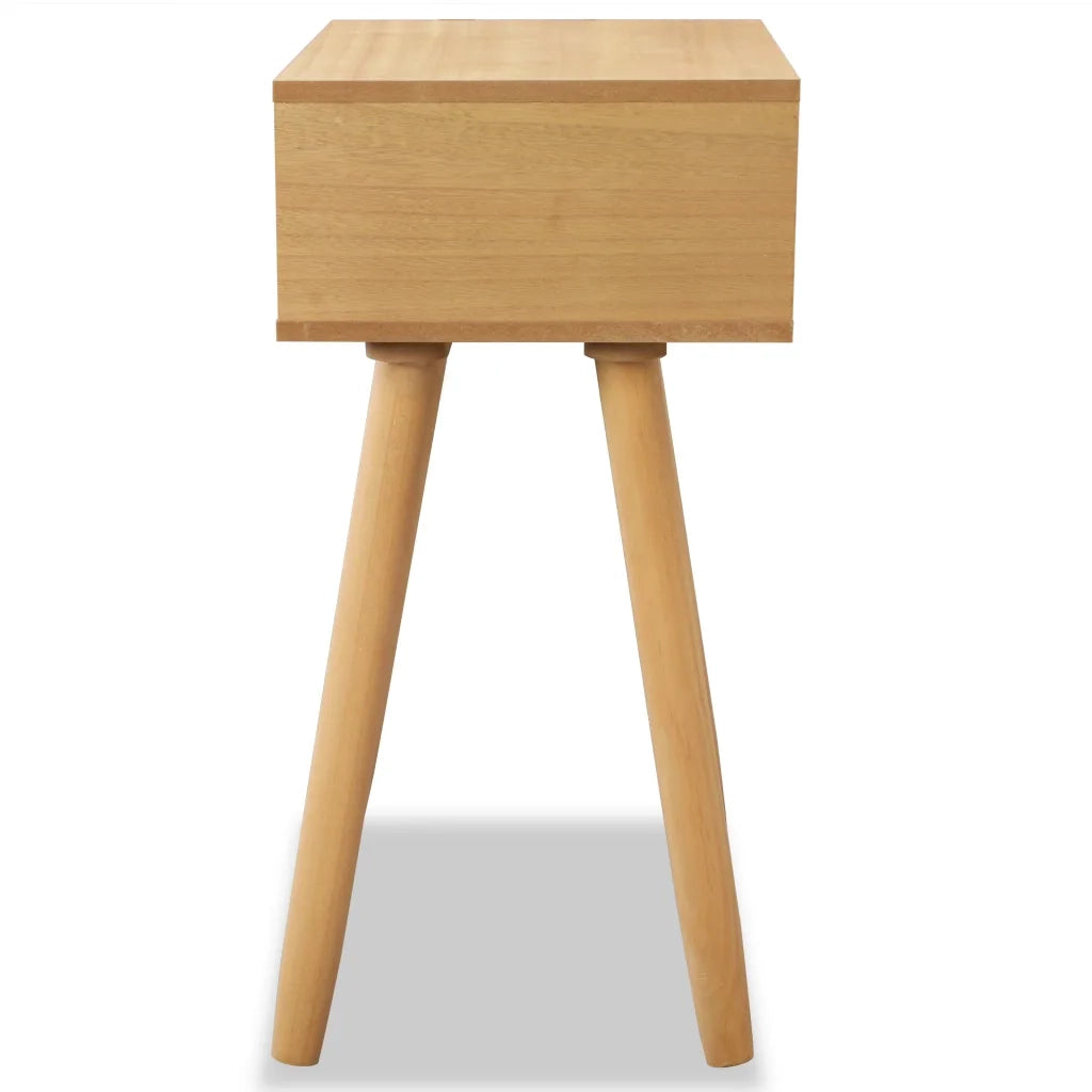 Comodini Set 2 pz in Massello di Pino 40x30x61 cm Marroni 244742