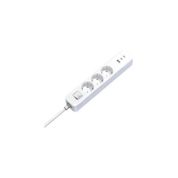 Xiaomi multipresa powerstrip 3 schuko + 3 usb 16a/250v 1.4m white - BHR07UKEU