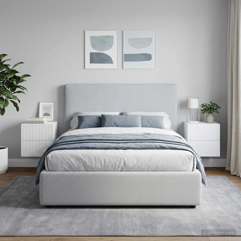Mobiletto da notte a muro 2 pcs Bianco 33 x 34,5 x 40 cm 898466