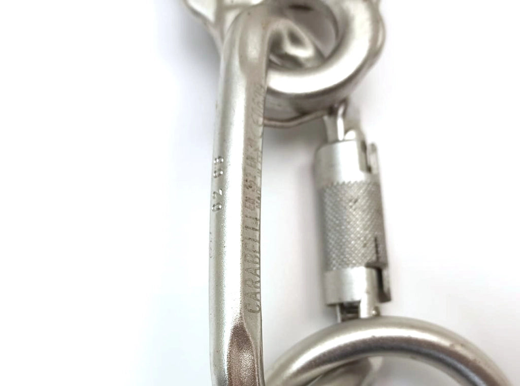 Kit Moschettoni da Arrampicata 22kN in Lega – Chiusura Automatica a Doppia Leva e Sistema Catch-Free – Set Moschettone per Climbing e Alpinismo