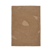 Tappeto Rettangolare Pune, Marrone, Lana, 160x230x0,5 cm