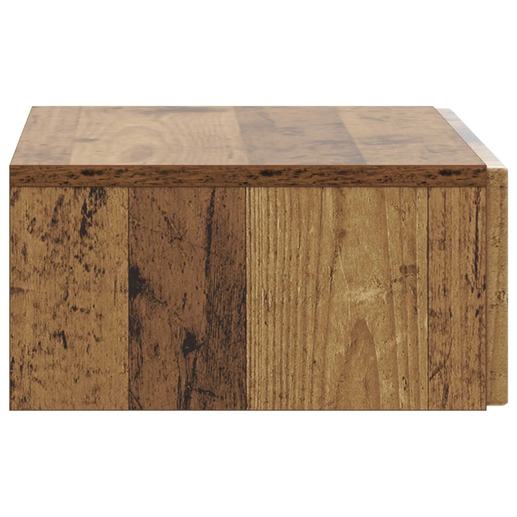 Tavolino da Parete Laterale Legno antico 59 x 34,5 x 17 cm 898493