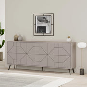 Madia 6 ante Dune 183 cm. colore tortora