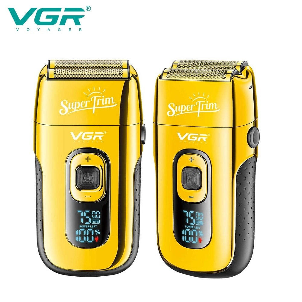 Trade Shop - Rasoio Elettrico Uomo Barba E Corpo Batteria Vgr 332 Per Pelli Sensibili Prof -