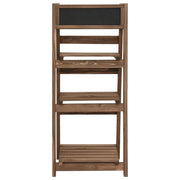 Piedistallo piante | Sostegno per piante 3 Livelli con Lavagna 40x30x90cm Legno Abete