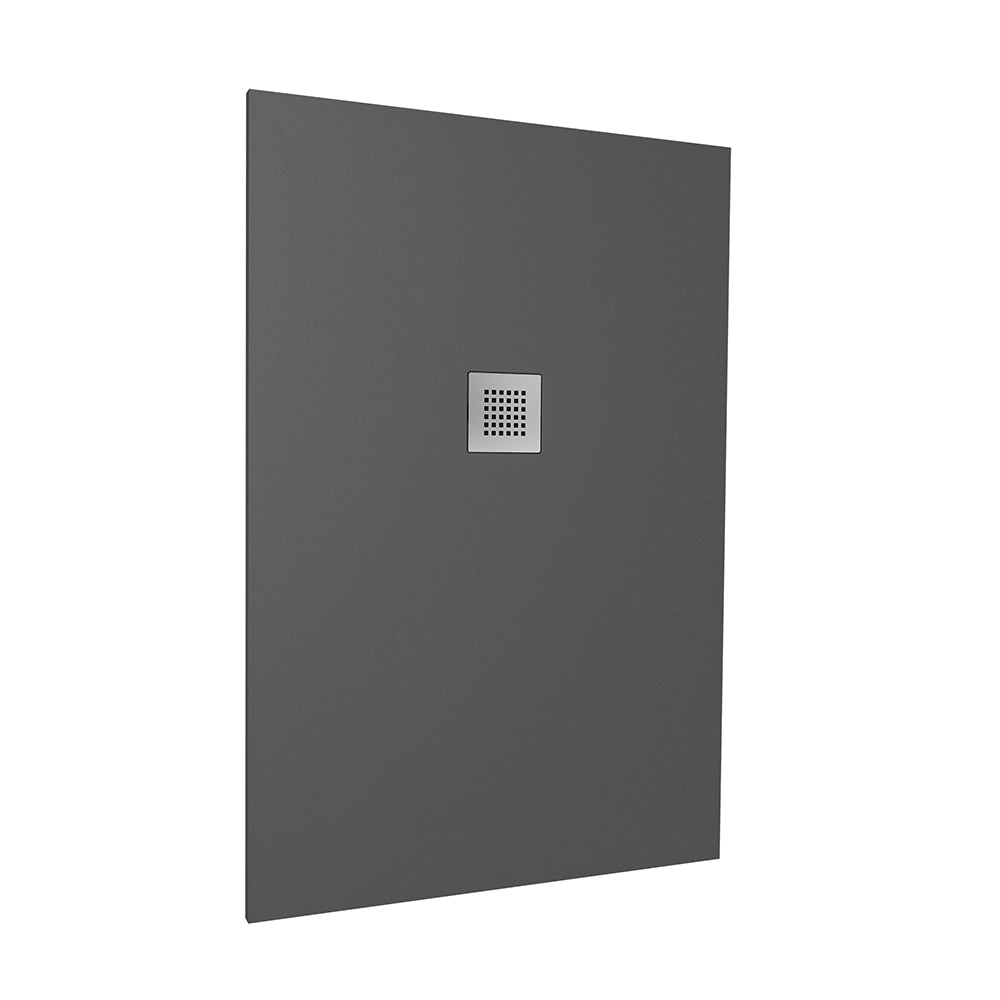 Piatto doccia 70x90cm in marmoresina nero effetto pietra | Kos