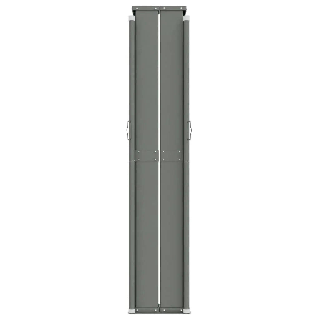 Tenda da sole laterale retrattile/schermo privacy per patio giardino terrazza balcone 200 x 1000 cm crema 02_0007171