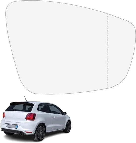 Specchio riscaldabile sostitutivo sinistro per VW Polo 6R 6C 2009-2017 - Sostituzione specchio riscaldabile.