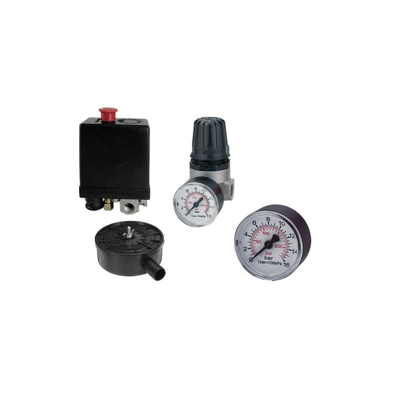 Manometro Ø 40 mm 0–16 bar con attacco G1/8 posteriore - Brixo BM108039