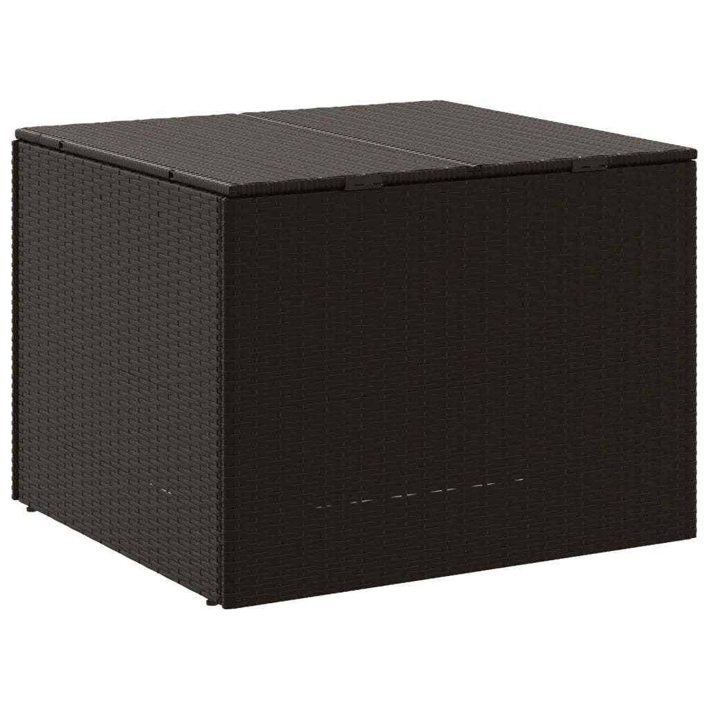 Contenitore da Giardino Marrone 291L in Polyrattan 365337