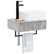 Lavabo da Parete Grigio Cemento 50 x 41 x 39 cm CFW2502820