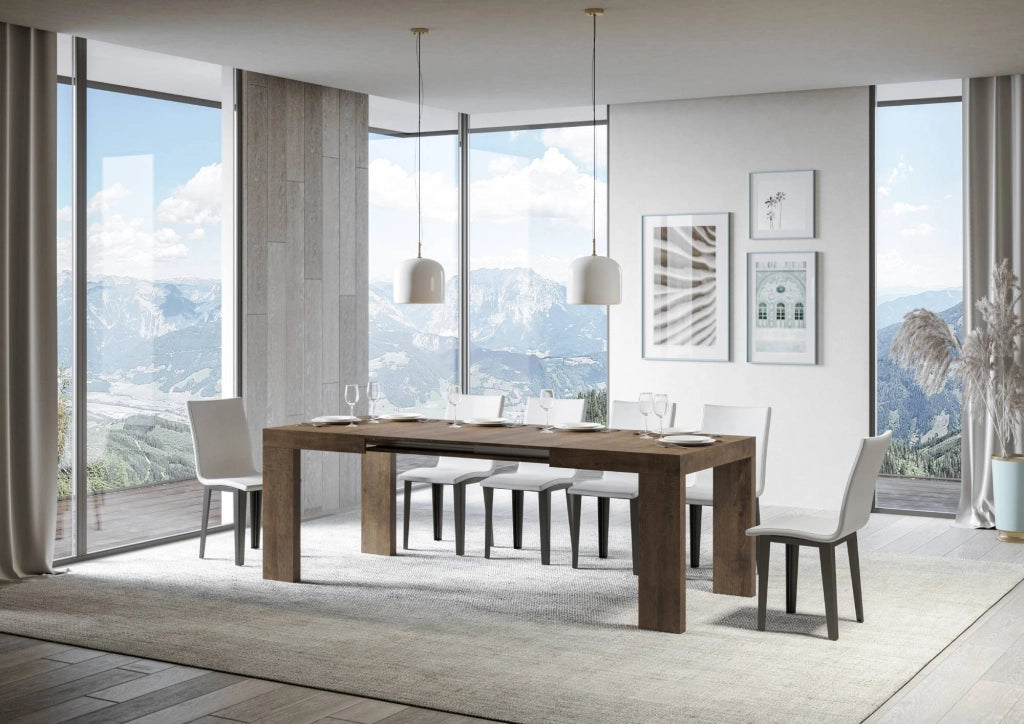 Tavolo Allungabile 120/224x90x77 cm Roxell Noce