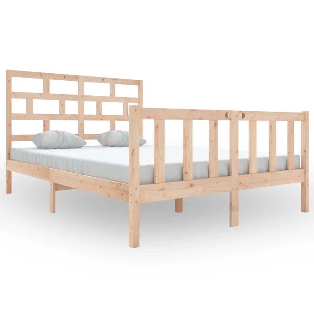 Giroletto-Struttura Letto in Legno Massello di Pino 120x200 cm 500188