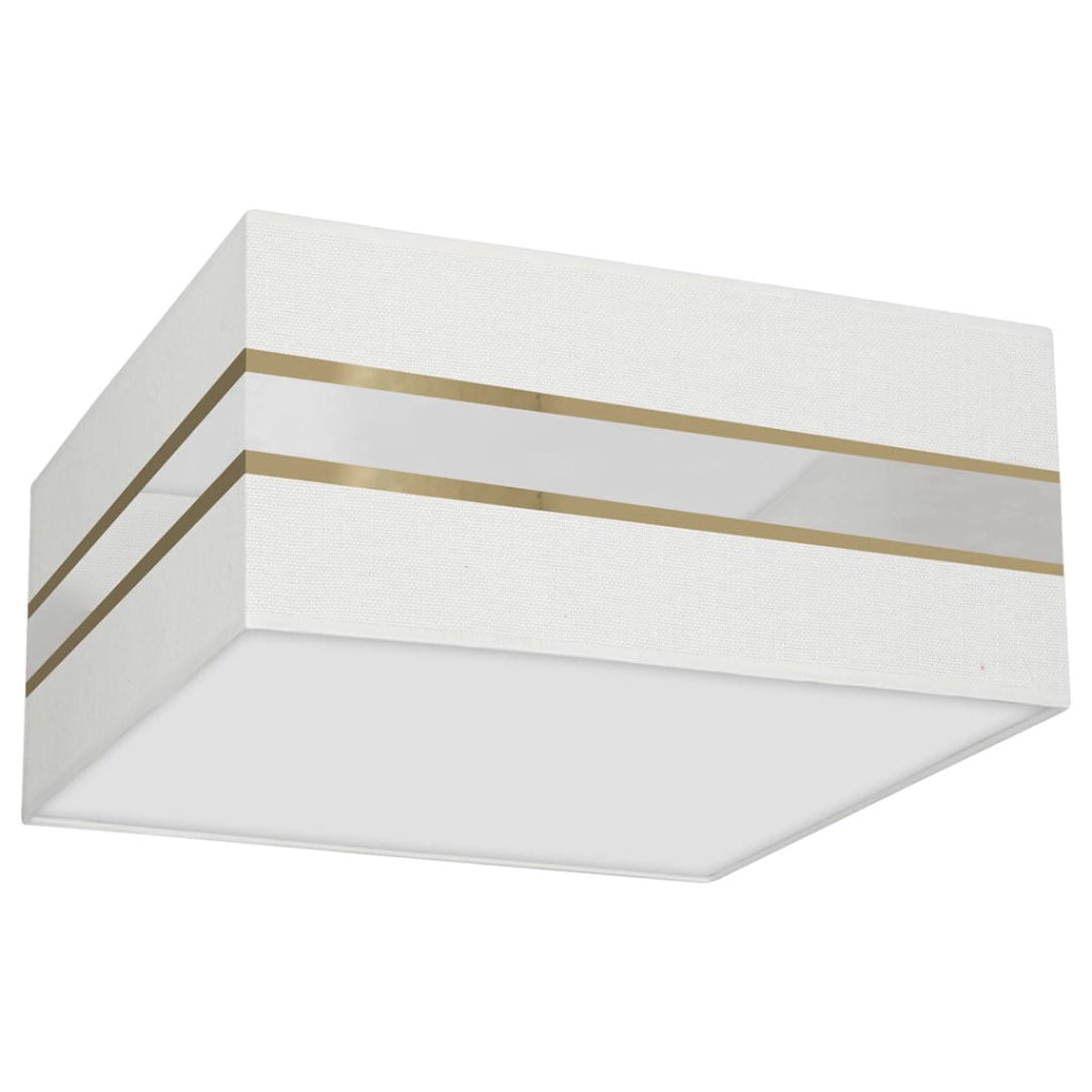 Plafoniera ULTIMO quadrata bianca 40cm 2xE27 Milagro